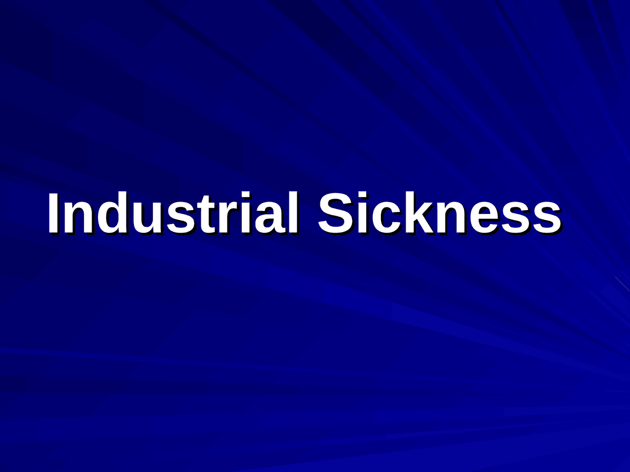 BCom Industrial Sickness Notes Study Material
